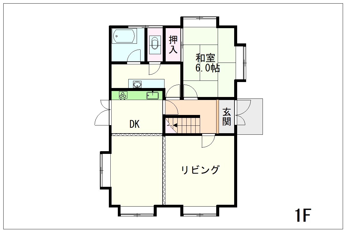 小諸市滋野甲 中古戸建 5LDK・250万円 の間取り図