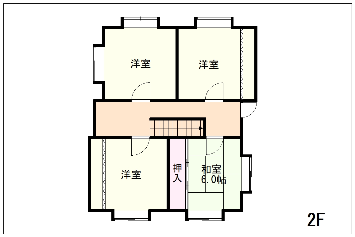小諸市滋野甲 中古戸建 2階間取り図