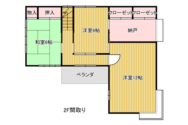 長野県東御市滋野(乙) 間取り図2F