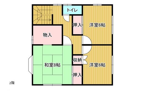 長野県上田市秋和 間取り図2F