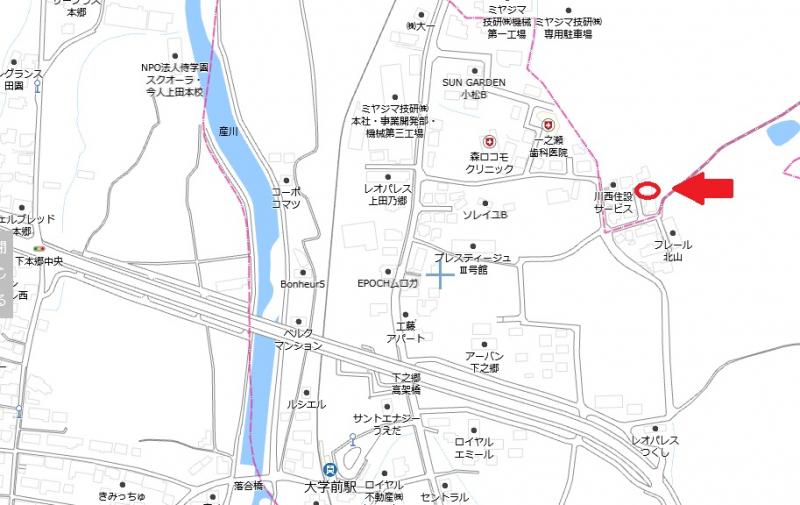 長野県上田市神畑 地図